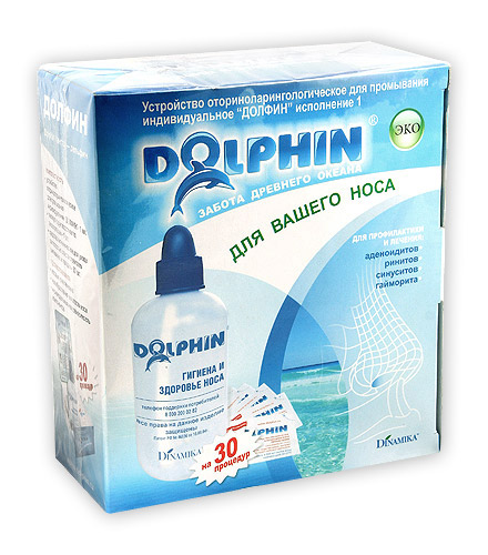 Комплекс «Долфин» для взрослых прибор + 30 пакетиков по 2 г