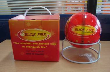 ELIDE FIRE is the 21st century high speed self-acting fire extinguisher. Ease of use. Self-activation in the fire zone. Safe for people and property.
