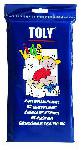 Disposable toilet covers „TOLY“. 30 individually wrapped color covers for 