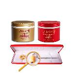 Set of gold serum and redox cream + doctor redox gold roller with magnesium insert ≈130 μA